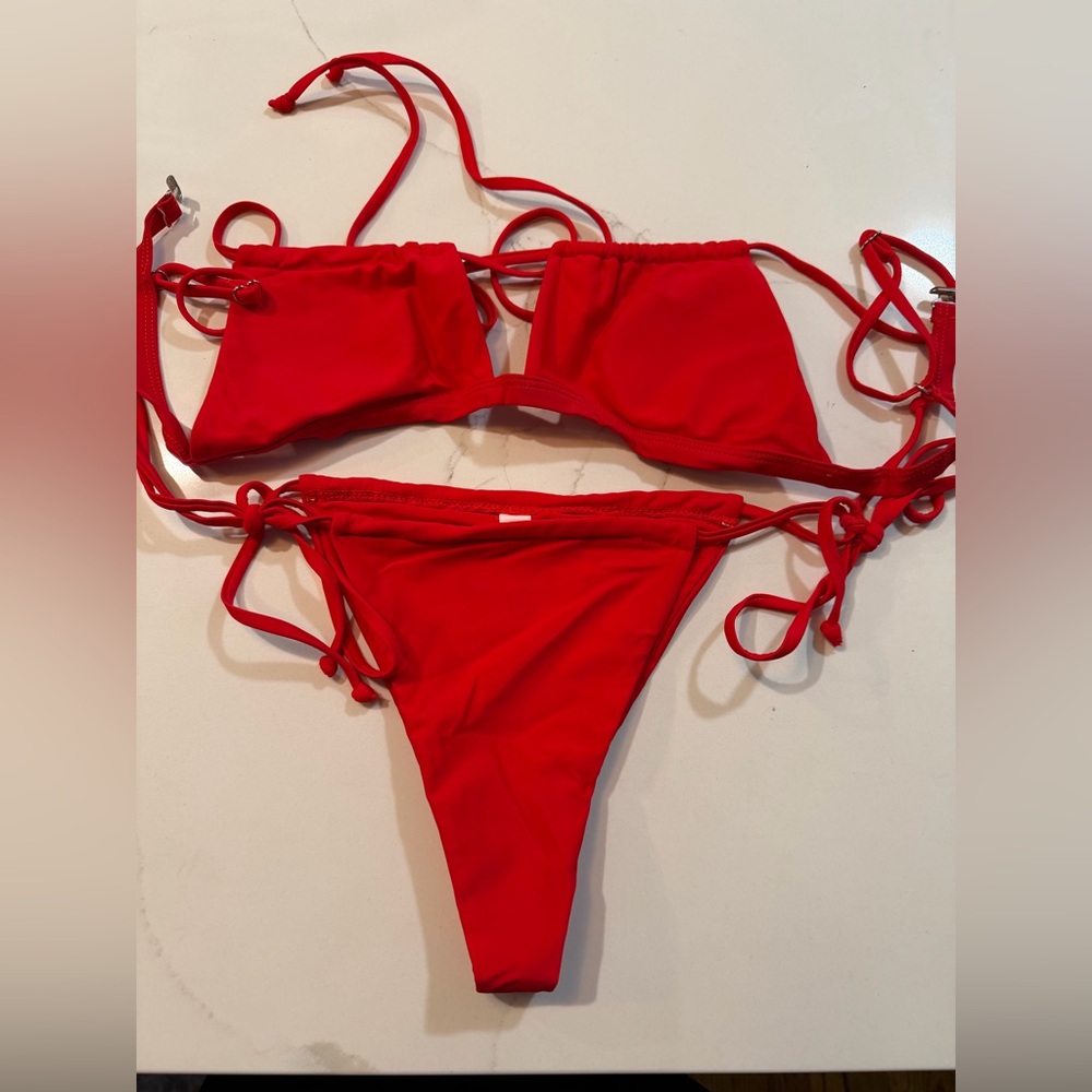 Red Bikini Set